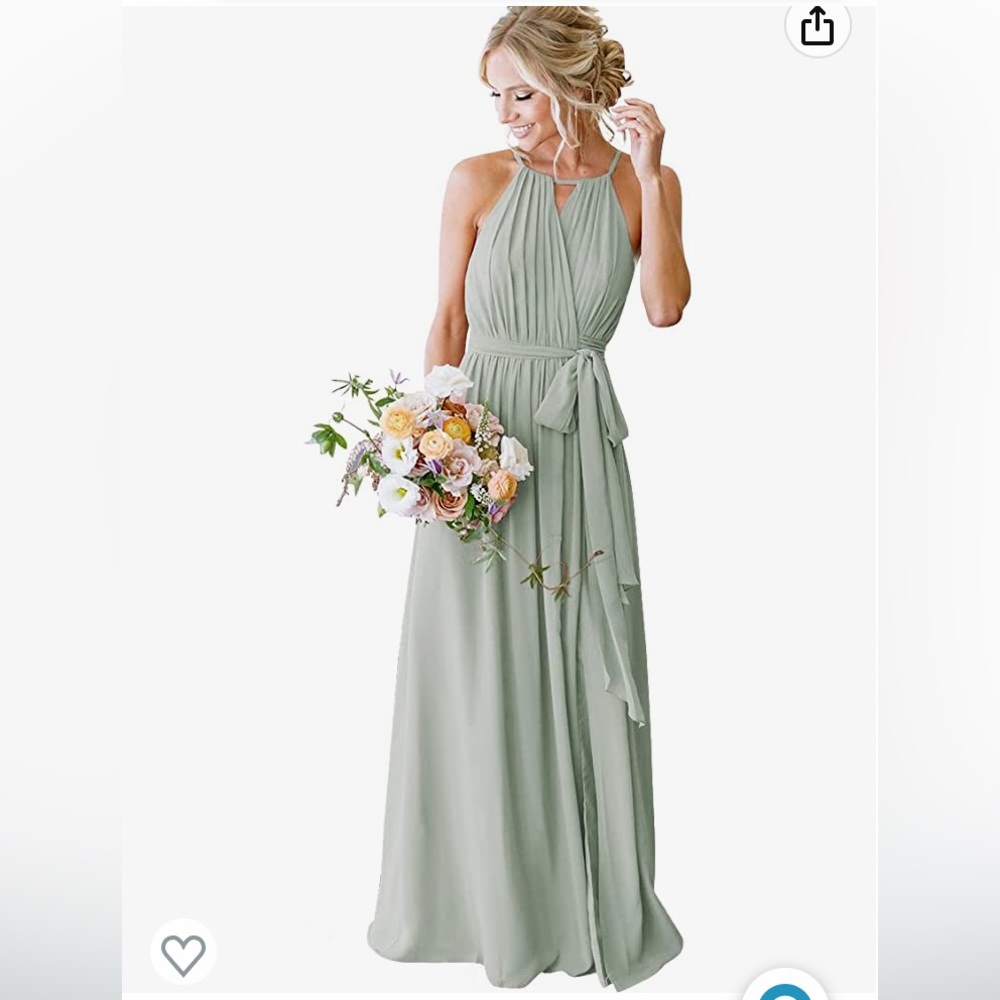 Sage green bridesmaid dress never worn NWT